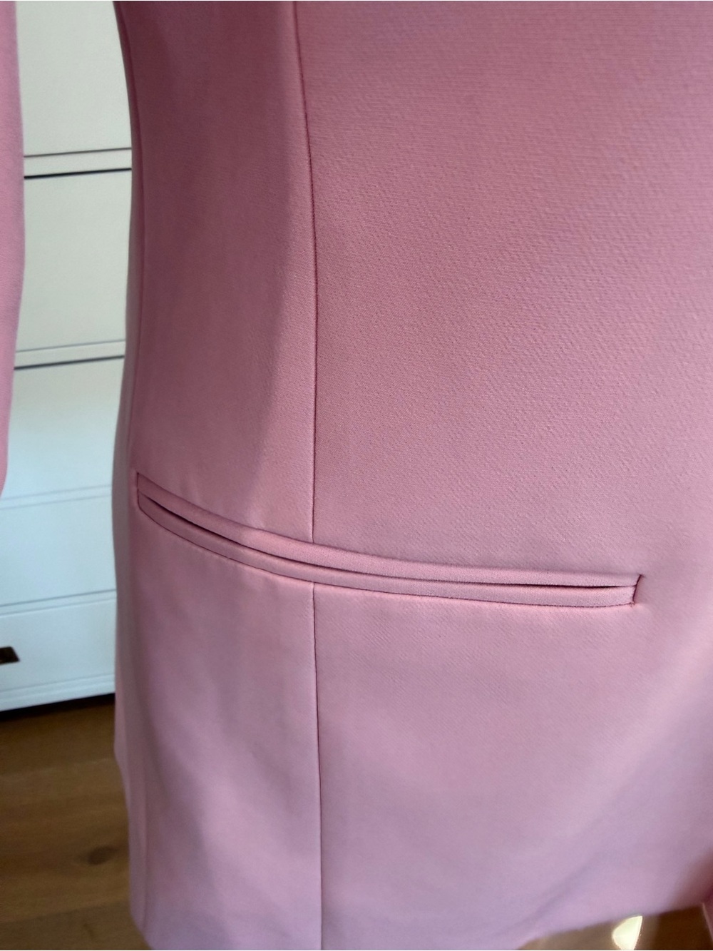 INC International Concepts Pink Single-Button Tailored Blazer - Picture 4 of 8